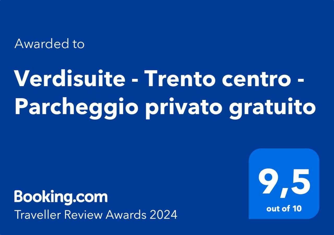 Verdisuite - Trento Centro - Parcheggio Privato Gratuito Ngoại thất bức ảnh
